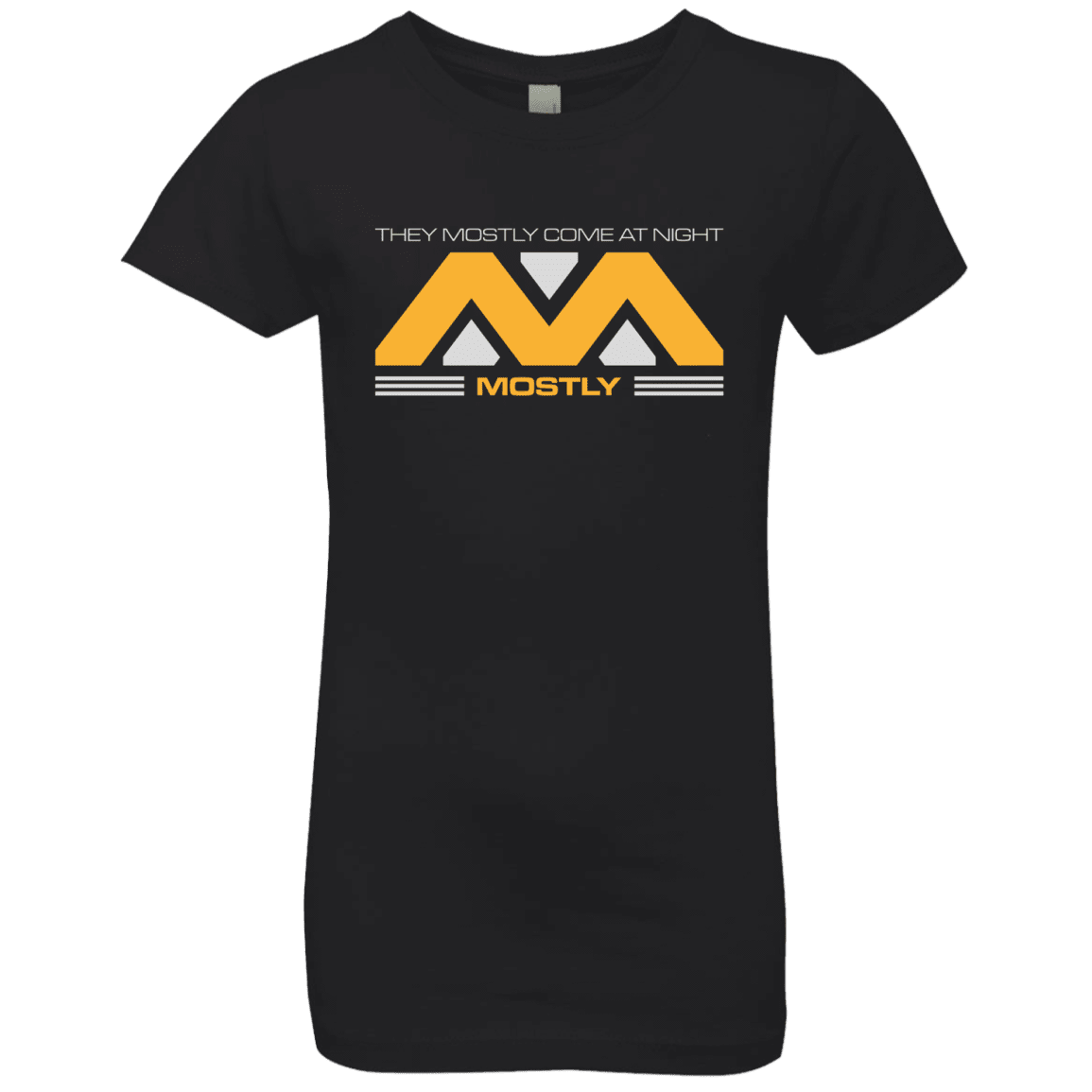 T-Shirts Black / YXS They Mostly Come At Night Mostly Girls Premium T-Shirt