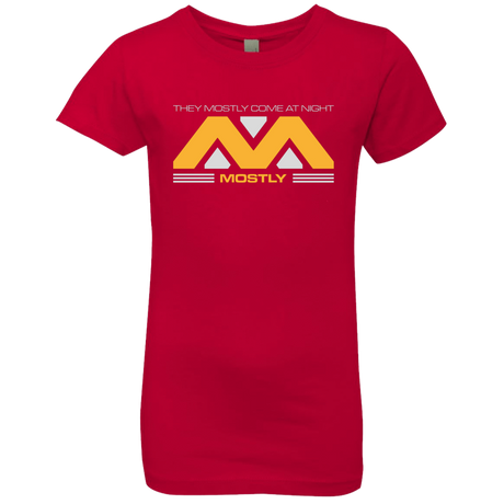 T-Shirts Red / YXS They Mostly Come At Night Mostly Girls Premium T-Shirt