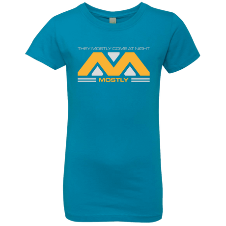 T-Shirts Turquoise / YXS They Mostly Come At Night Mostly Girls Premium T-Shirt