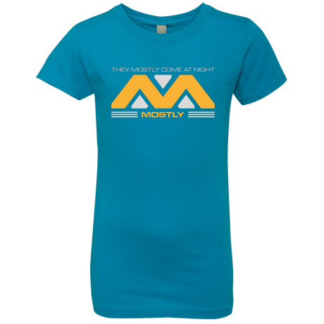 T-Shirts Turquoise / YXS They Mostly Come At Night Mostly Girls Premium T-Shirt