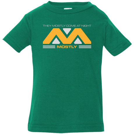 T-Shirts Kelly / 6 Months They Mostly Come At Night Mostly Infant Premium T-Shirt