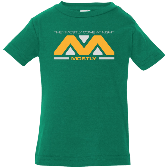 T-Shirts Kelly / 6 Months They Mostly Come At Night Mostly Infant Premium T-Shirt