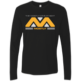 T-Shirts Black / Small They Mostly Come At Night Mostly Men's Premium Long Sleeve