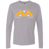 T-Shirts Heather Grey / Small They Mostly Come At Night Mostly Men's Premium Long Sleeve