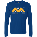 T-Shirts Royal / Small They Mostly Come At Night Mostly Men's Premium Long Sleeve