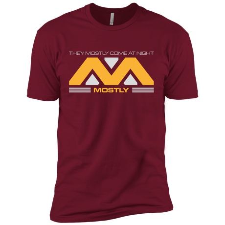 T-Shirts Cardinal / X-Small They Mostly Come At Night Mostly Men's Premium T-Shirt