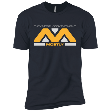 T-Shirts Indigo / X-Small They Mostly Come At Night Mostly Men's Premium T-Shirt