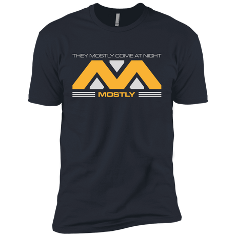 T-Shirts Indigo / X-Small They Mostly Come At Night Mostly Men's Premium T-Shirt