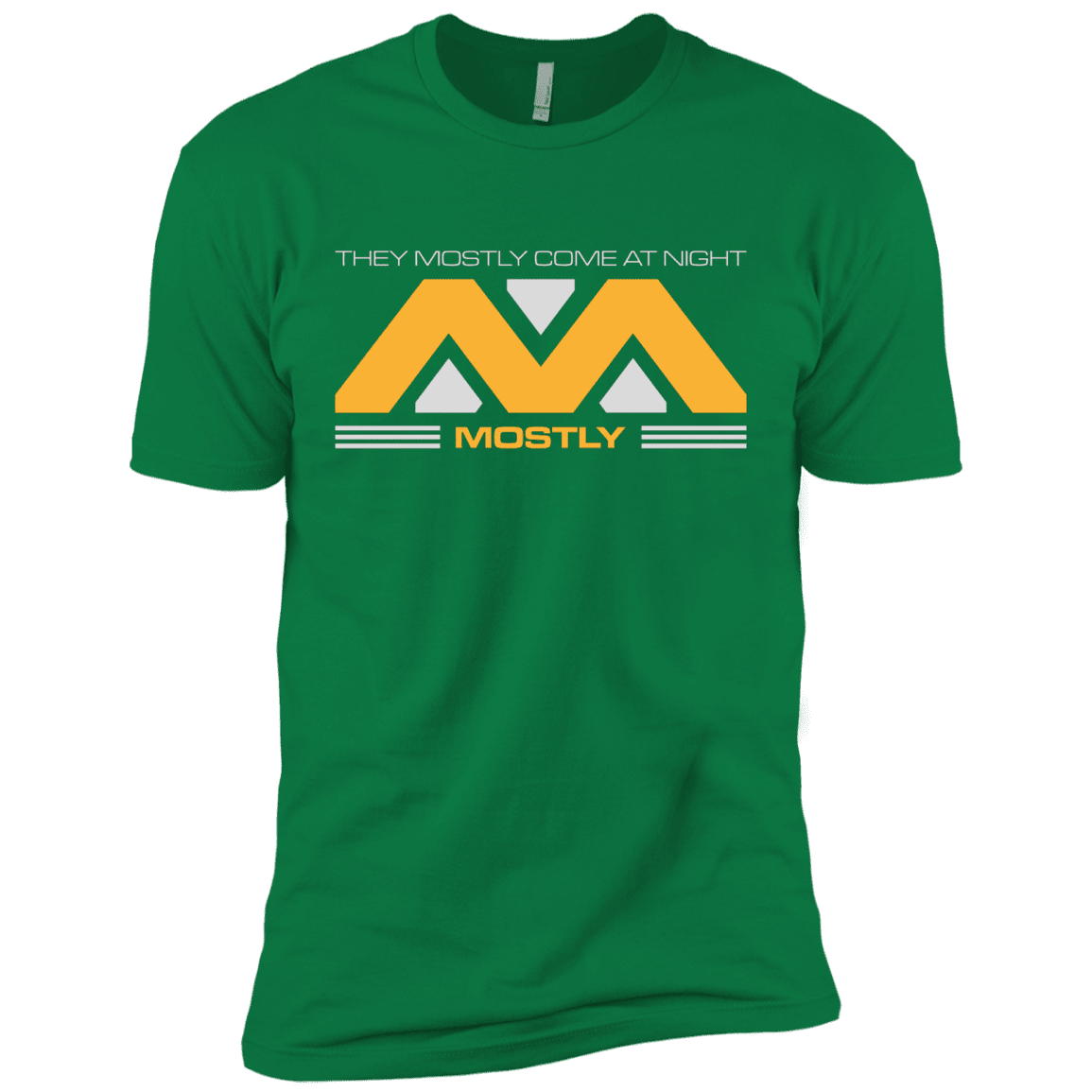 T-Shirts Kelly Green / X-Small They Mostly Come At Night Mostly Men's Premium T-Shirt
