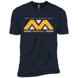 T-Shirts Midnight Navy / X-Small They Mostly Come At Night Mostly Men's Premium T-Shirt