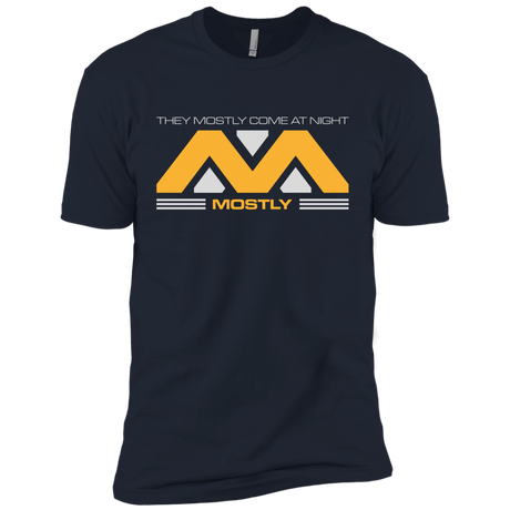 T-Shirts Midnight Navy / X-Small They Mostly Come At Night Mostly Men's Premium T-Shirt