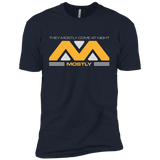 T-Shirts Midnight Navy / X-Small They Mostly Come At Night Mostly Men's Premium T-Shirt