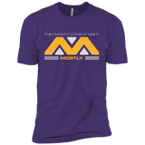 T-Shirts Purple / X-Small They Mostly Come At Night Mostly Men's Premium T-Shirt