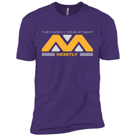 T-Shirts Purple / X-Small They Mostly Come At Night Mostly Men's Premium T-Shirt