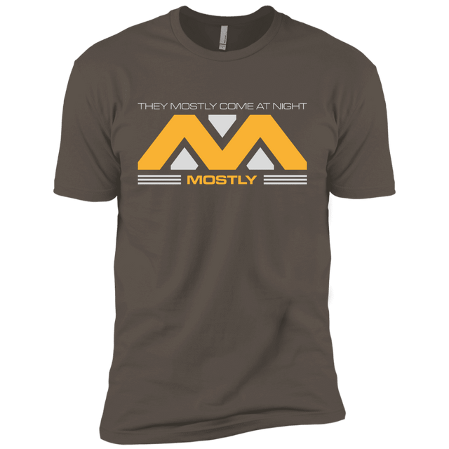 T-Shirts Warm Grey / X-Small They Mostly Come At Night Mostly Men's Premium T-Shirt