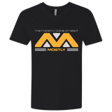T-Shirts Black / X-Small They Mostly Come At Night Mostly Men's Premium V-Neck