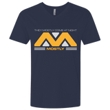 T-Shirts Midnight Navy / X-Small They Mostly Come At Night Mostly Men's Premium V-Neck