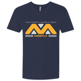 T-Shirts Midnight Navy / X-Small They Mostly Come At Night Mostly Men's Premium V-Neck