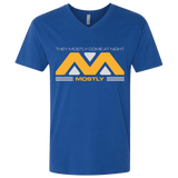 T-Shirts Royal / X-Small They Mostly Come At Night Mostly Men's Premium V-Neck