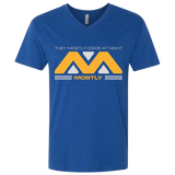 T-Shirts Royal / X-Small They Mostly Come At Night Mostly Men's Premium V-Neck