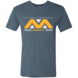 T-Shirts Indigo / Small They Mostly Come At Night Mostly Men's Triblend T-Shirt