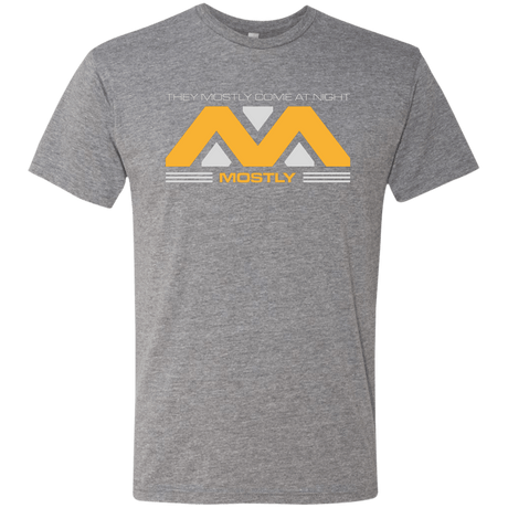 T-Shirts Premium Heather / Small They Mostly Come At Night Mostly Men's Triblend T-Shirt