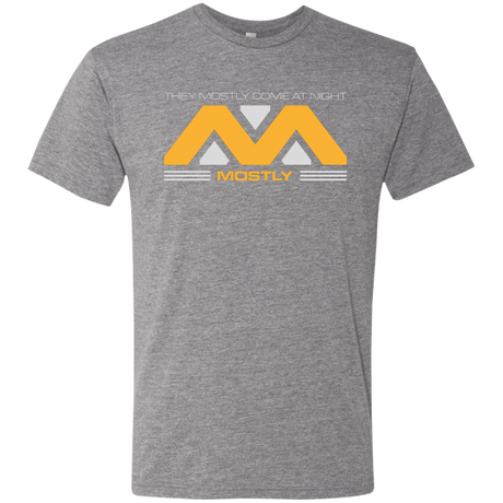 T-Shirts Premium Heather / Small They Mostly Come At Night Mostly Men's Triblend T-Shirt