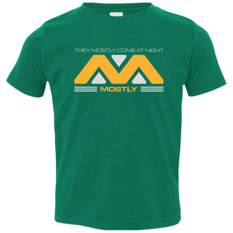 T-Shirts Kelly / 2T They Mostly Come At Night Mostly Toddler Premium T-Shirt