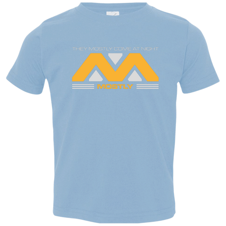 T-Shirts Light Blue / 2T They Mostly Come At Night Mostly Toddler Premium T-Shirt