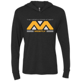 T-Shirts Vintage Black / X-Small They Mostly Come At Night Mostly Triblend Long Sleeve Hoodie Tee