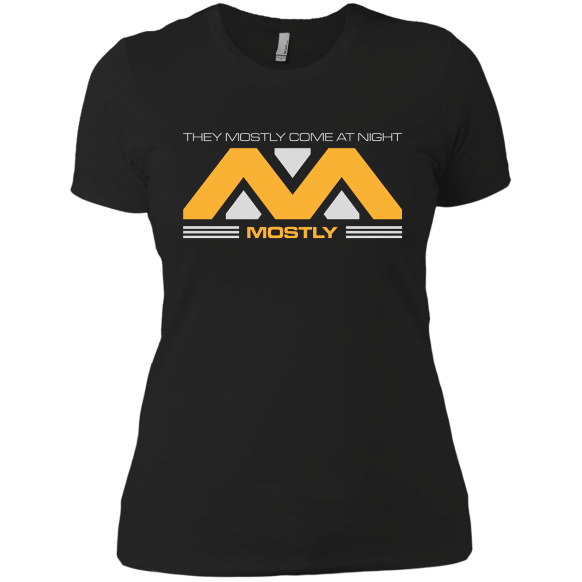 T-Shirts Black / X-Small They Mostly Come At Night Mostly Women's Premium T-Shirt