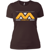 T-Shirts Dark Chocolate / X-Small They Mostly Come At Night Mostly Women's Premium T-Shirt