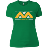 T-Shirts Kelly Green / X-Small They Mostly Come At Night Mostly Women's Premium T-Shirt