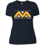 T-Shirts Midnight Navy / X-Small They Mostly Come At Night Mostly Women's Premium T-Shirt