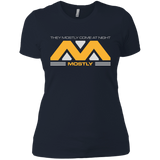 T-Shirts Midnight Navy / X-Small They Mostly Come At Night Mostly Women's Premium T-Shirt