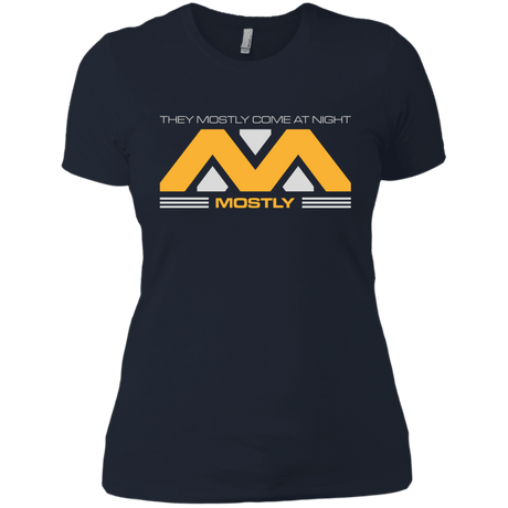 T-Shirts Midnight Navy / X-Small They Mostly Come At Night Mostly Women's Premium T-Shirt