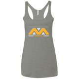 T-Shirts Venetian Grey / X-Small They Mostly Come At Night Mostly Women's Triblend Racerback Tank