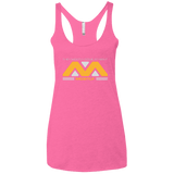 T-Shirts Vintage Pink / X-Small They Mostly Come At Night Mostly Women's Triblend Racerback Tank