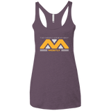 T-Shirts Vintage Purple / X-Small They Mostly Come At Night Mostly Women's Triblend Racerback Tank