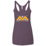 T-Shirts Vintage Purple / X-Small They Mostly Come At Night Mostly Women's Triblend Racerback Tank