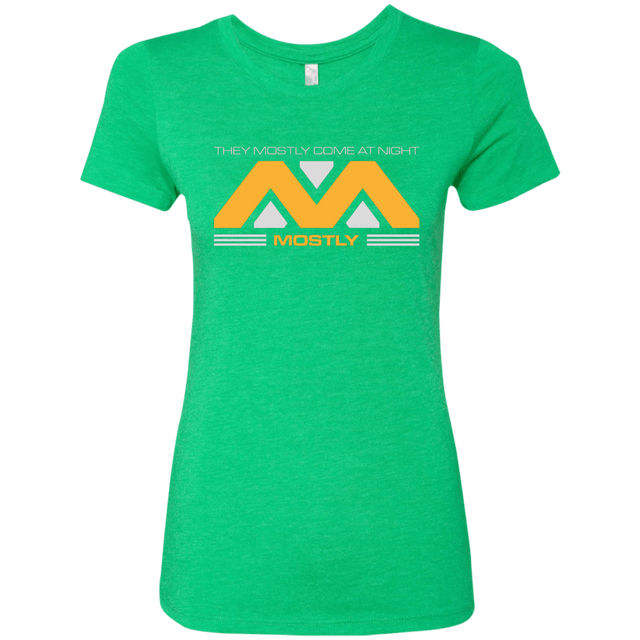T-Shirts Envy / Small They Mostly Come At Night Mostly Women's Triblend T-Shirt