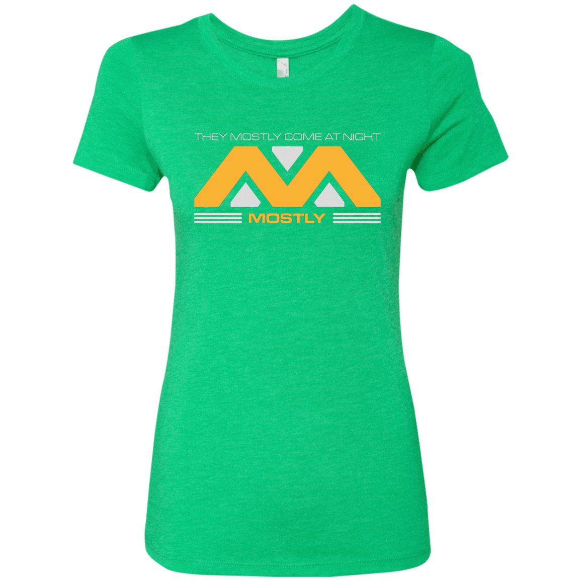 T-Shirts Envy / Small They Mostly Come At Night Mostly Women's Triblend T-Shirt