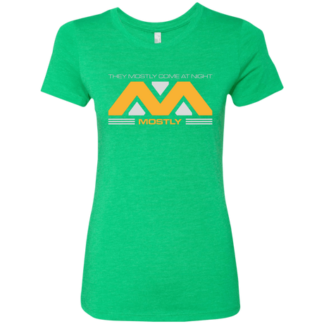 T-Shirts Envy / Small They Mostly Come At Night Mostly Women's Triblend T-Shirt
