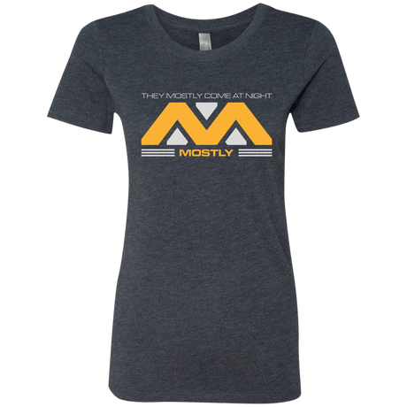 T-Shirts Vintage Navy / Small They Mostly Come At Night Mostly Women's Triblend T-Shirt