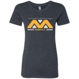 T-Shirts Vintage Navy / Small They Mostly Come At Night Mostly Women's Triblend T-Shirt