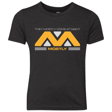 T-Shirts Vintage Black / YXS They Mostly Come At Night Mostly Youth Triblend T-Shirt