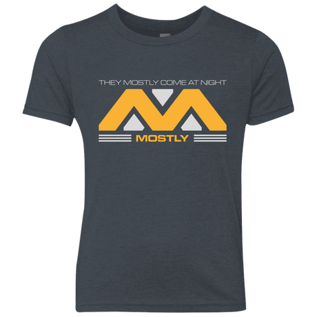 T-Shirts Vintage Navy / YXS They Mostly Come At Night Mostly Youth Triblend T-Shirt