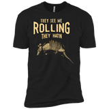 T-Shirts Black / YXS They See Me Rollin Boys Premium T-Shirt