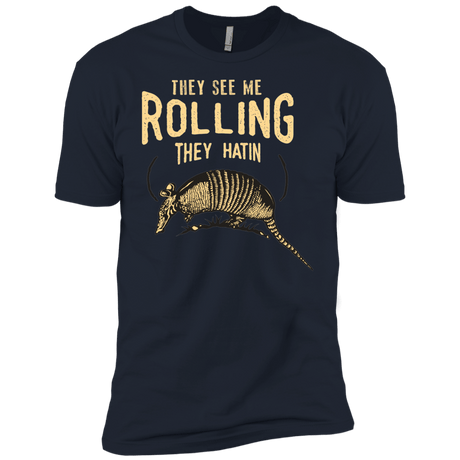 T-Shirts Midnight Navy / YXS They See Me Rollin Boys Premium T-Shirt