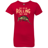 T-Shirts Red / YXS They See Me Rollin Girls Premium T-Shirt